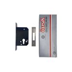 DSYapıAksesuar Silindirli Kare 45mm Çelik Kapı Emniyet Kilidi Giriş Kapısı Emniyet Kilidi(BARELSİZ)(45mmx23mm)