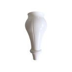 DSYapıAksesuar Tombul Beyaz 18cm Plastik Ayak Mobilya Masa ve Dolap Ayağı(BEYAZ 18cm)