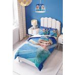 DT KIDS ELLERİ HAVADA MAVİ ELSA BEBEK VE ÇOCUK NEVRESİM TAKIMI ( ÇARŞAFLI )