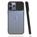 Dtech iPhone 13 Pro Max Palm Buzlu Kamera Korumalı Silikon Kılıf