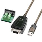 DTech USB - Seri Adaptör, RS422 RS485 R232 - USB Kablosu (3'ü 1 arada Arayüz) DC 5V Destekler, Kontrol Cihazları için LED Işıklar, Windows 11 10 8 7 XP Mac (0,5 m)