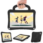 Dteck Samsung Galaxy Tab A9 Plus Tablet 2023 Release 11 inç için Kılıf, Model SM-X210/X215/X216 Kılıf - [Sevimli Futbol] Çocuklar için Darbeye Dayanıklı Kılıf, Taşınabilir Saplı Arka Kapak Kılıfı