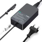 DTK® Şarj cihazı 15 V 2,58 A 38,7 W Notebook Laptop Şarj kablosu AC Güç kaynağı Microsoft Surface Pro 3 Pro 4 Pro 5 Pro 6 Pro 2017 için Şarj cihazı Güç kaynağı Pil Güç kaynağı