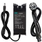 DTK® Şarj cihazı LA90PM111 19,5V 4,62A 90W Notebook Laptop şarj kablosu AC güç kaynağı Dell inspiron XPS fiş şarj cihazları taşınabilir bilgisayar için güç kaynağı [7,4 mm x 5,0 mm]