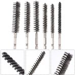 Dtools 6 Adet/takım 819MM Tüp Temizleme Tel Fırça Makineleri Boya Sökücü Pas Temizleyici Elektrikli Matkap Darbe Içın Yıkama Parlatma Araçları (Yurt Dışından) - 1 parça - Gri