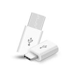 DTS Micro Usb To Type-C Dönüştürücü Beyaz Renkli Dayanıklı Tasarım ile Hızlı Veri Transferi