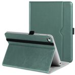 DTTO iPad Mini 4 için Kılıf, Çok Açılı Görüntüleme ve Otomatik Uyandırma İşlevli Premium Deri Folyo Stand Kapak Kılıfı, iPad Mini 4 için Ön Cep - Çam İğnesi Yeşili