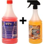 Dtx Kimya Ağır Yağ Sökücü 1 Litre & Susuz Motor Temizleyici 1 Litre