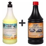 Dtx Kimya Ağır Yağ Sökücü Radyatör Temizleme 1 Litre & Cilalı Oto ve Motor Şampuanı 1 Lt