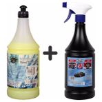 Dtx Kimya Oto Kalorifer Ve Petek Temizleme (Solventli) 1 lt & Motor Ve Jant Temizleme Sıvısı 1 lt
