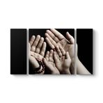 Dua Tablosu 126 x 70-3 Parçalı