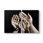 Dua Tablosu 63 x 40-2 Parçalı