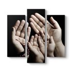 Dua Tablosu 96 x 90-3 Parçalı