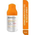 Duaderm Güneş Koruyucu Sprey Yüz ve Vücut SPF50+ 75 ml