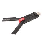 Dual Band WiFi Adaptörü, USB WiFi 6 Adaptör ABS Malzeme 2.4GHz 5GHz 1800Mbps, Dizüstü Bilgisayarlar İçin Çift 3dbi Antenler Ile