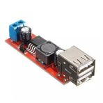 Dual Usb Soket Output 9V/12V/24V/36V To 5Vdc-Dc 3A Step-Down Araç Şarj