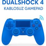 Dualshock 4 Wireless Kablosuz Gamepad – Ps4/pc Gerçek Oyun Keyfi! - Lacivert