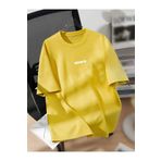 duarte deri Unisex Erkek/Kadın BROOKLYN Renkli Özel Baskılı Oversize Pamuklu Bisiklet Yaka T-Shirt Tişört