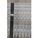 DUAYEN Güpür Dantel Büyük Geometrik Desen 1 Metre Best