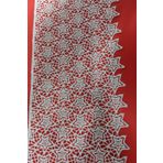 DUAYEN Güpür Dantel Kenar Yıldız Desen 2 Metre
