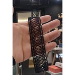 DUAYEN güpür dantel sonsuzluk deseni 8 metre siyah renk