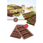 Dubai Çikolatası Kalıbı Silikon Çikolata Kalıbı Büyük Boy 1 Adet 27X17 Cm