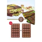Dubai Çikolatası Kalıbı Silikon Çikolata Kalıbı Büyük Boy 2 Adet 27X17 Cm