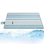 Dubbulon Kamp Matı, Çadır İçin Kamp Halısı, 198X198CM Kompakt Seyahat Tatil Zemin Havuz Kum Festival Balkon Çim Bahçe Deck Taşınabilir Halı