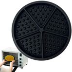 Dubbulon Yuvarlak Waffle Silikon Kalıp, Waffle Kalıp | Silikon Waffle Makinesi Pişirme Tepsisi,Yapışmaz Pişirme Tepsisi Kalıbı, Waffle Makinesi Silikon Kalıp, Kek için Gıda Sınıfı Kurabiye Çikolata