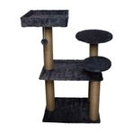 Dubex 65x88x111 cm Gri Kedi Oyun Evi ve Tırmalama Platformu