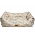 Dubex VR11 Turuncu Kısa Çizgili 95x70x22 cm Makaron Dikdörtgen Yatak