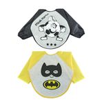 dubi baby Beşiktaş Ve Batman Desen Bebek Mama Önlüğü 6-24 Ay