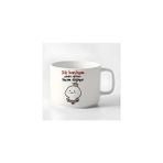 Duble Türk Kahvesi Fincanı & Espresso Dik Başlıyım Çünkü Eğilince Tacım Düşüyor MOTTO180 ml - Beyaz