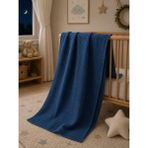 Dublino Kids %100 Cotton Müslin Bebek Battaniyesi,kundak,örtü - Petrol Mavisi