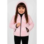Dublino Kids Pembe Çiçekli Tek Üst Kız Çocuk Peluş Hırka - 01P-Pembe - 8 Yaş