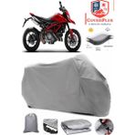 Ducati Hypermotard 821 Branda Gri Motosiket Brandası Motor Örtüsü Çadır Su Geçirmez Motosiklet Kılıfı Motor Brandası,lastikli,taşıma Torbalı - Arka Çanta UYUMSUZ