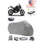 Ducati Scrambler Nightshift Arka Çanta Uyumlu (Gri) Motorsiket Brandası Motor Örtüsü Çadır Su Geçirmez Motosiklet Kılıfı Motor Brandası - Gri- Arka Çanta UYUMLU