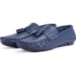 Ducavelli Noble Hakiki Deri Erkek Günlük Ayakkabı, Rog Loafer Ayakkabı - Lacivert