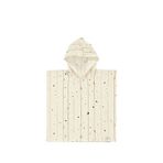Duckyboo Moonloops Krem Pamuk Müslin Unisex Bebek Çocuk Panço Bornoz