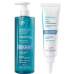 Ducray Keracnyl 400 ml Yıkama Jeli + 30 ml Keracnyl Leke ve Kırışıklık Karşıtı Serum