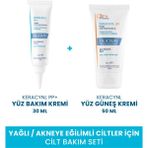 Ducray Yağlı & Akneye Eğilimli Ciltler Bakım Kremi 30ml & Keracnyl UV Fluid SPF 50+ 50ml