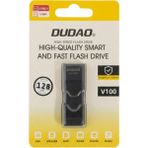 Dudao 128 GB USB 2.0 Flash Bellek (Usb A) | Yüksek Kalite, Hızlı Veri Aktarımı, Taşınabilir Depolama Çözümü - Siyah