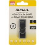 Dudao 8 GB USB 2.0 Flash Bellek (Usb A) | Yüksek Kalite, Hızlı Veri Aktarımı, Taşınabilir Depolama Çözümü - Siyah