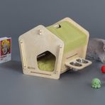 Dudee NİDO SMALL Kedi Evi (yeşil)