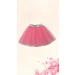 Dudese Kız Çocuk Pembe Pırıltılı Tütü Etek