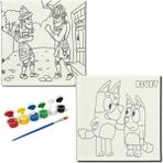 Dudu Gift TATİL-KARNE HEDİYESİ 2'li Tuval Boyama Seti 20X20 cm Uv Baskı 6 Akrilik Boya 1 FIRÇA-MODEL-224