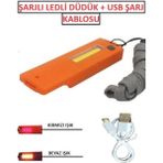Düdük Deprem Düdüğü Kamp Acil Durum Çok Amaçlı Aydınlatmalı Ledli Hayatta Kalma Düdüğü 3 Modlu Düdük