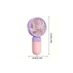 Duego Şarjlı Mini El Fanı Vantilatör Mini Soğutucu Mini Fan Taşınabilir