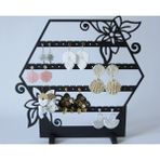 DU&ER Çiçek Desenli Küpe Standı – Takı Sergileme Organizer