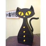 DU&ER Kedi Figürlü Çekmeceli Takı Kutusu – Masaüstü Takı Organizer ve Dekoratif Kutu